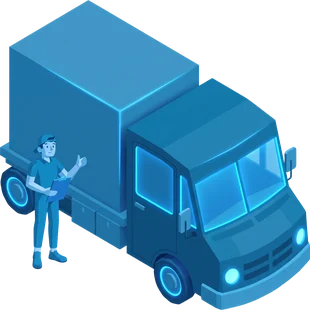 Delivery truck